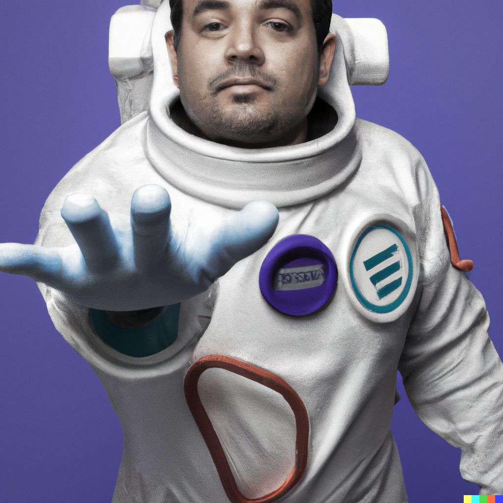 an astronaut, Disney character